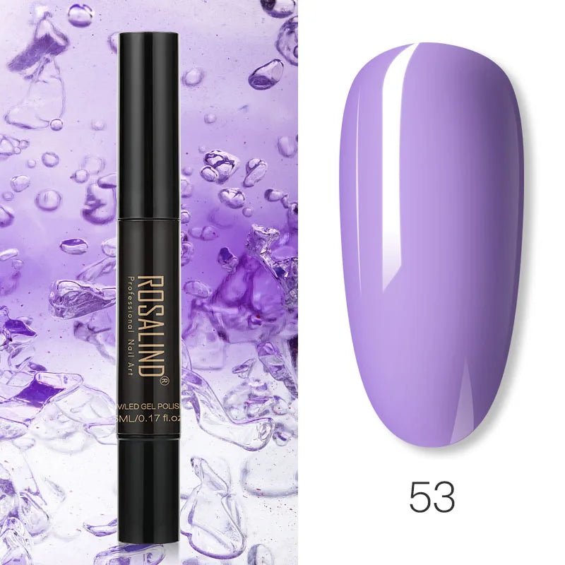 Pure Color Gel Nail Polish Pen - ROSALIND UV Neon Hybrid