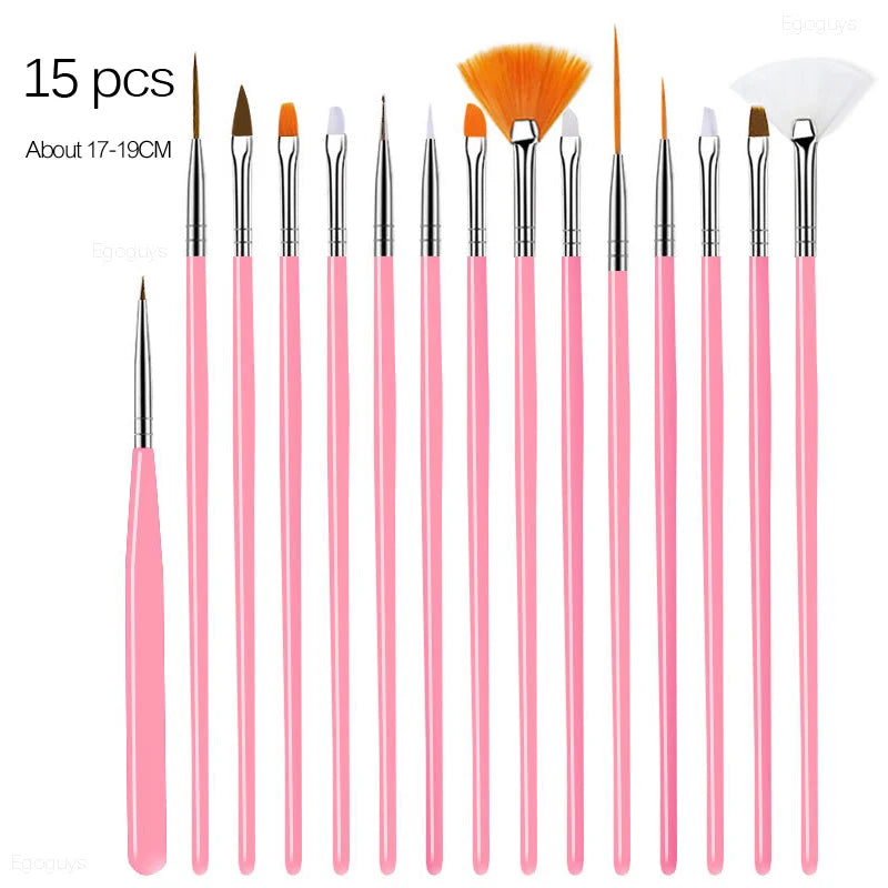 Nail Art Brush: Gradient UV Gel Pen for French Lines