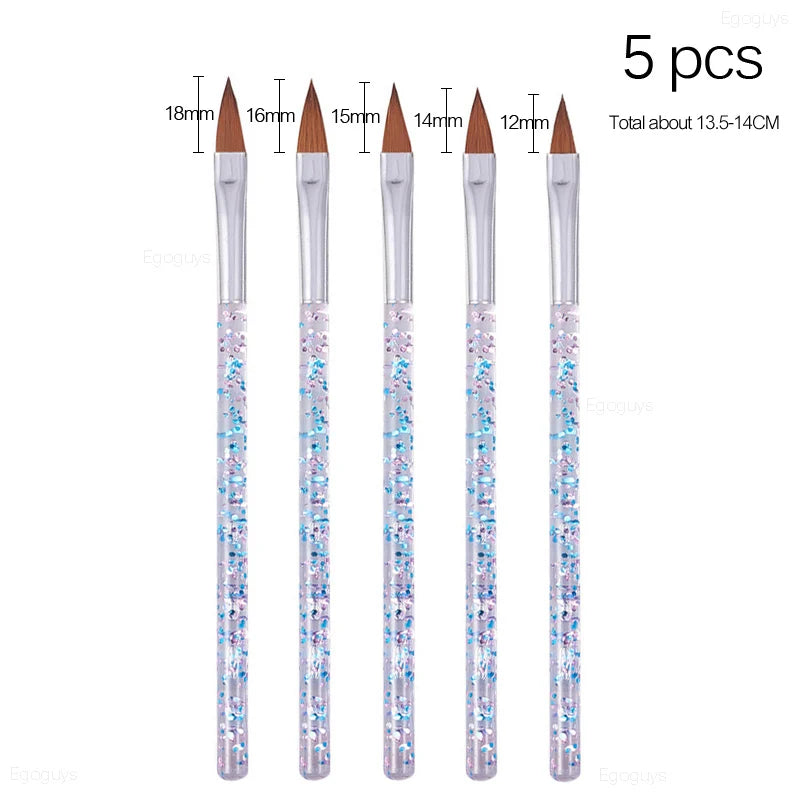 Nail Art Brush: Gradient UV Gel Pen for French Lines