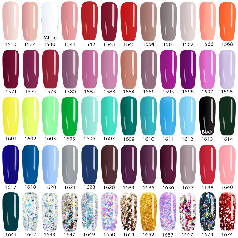 Gel Nail Polish 60 Colors 5ml UV Nail Art Paint