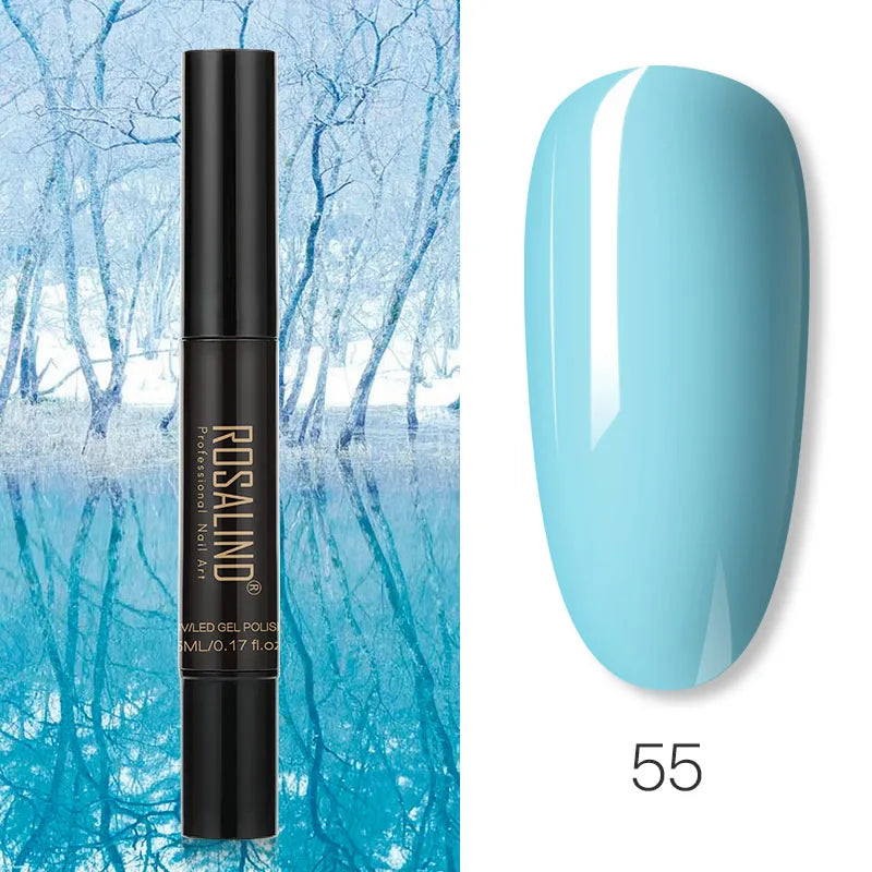 Pure Color Gel Nail Polish Pen - ROSALIND UV Neon Hybrid