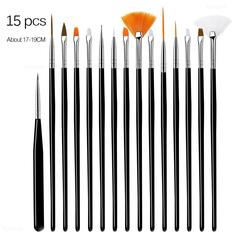 Nail Art Brush: Gradient UV Gel Pen for French Lines