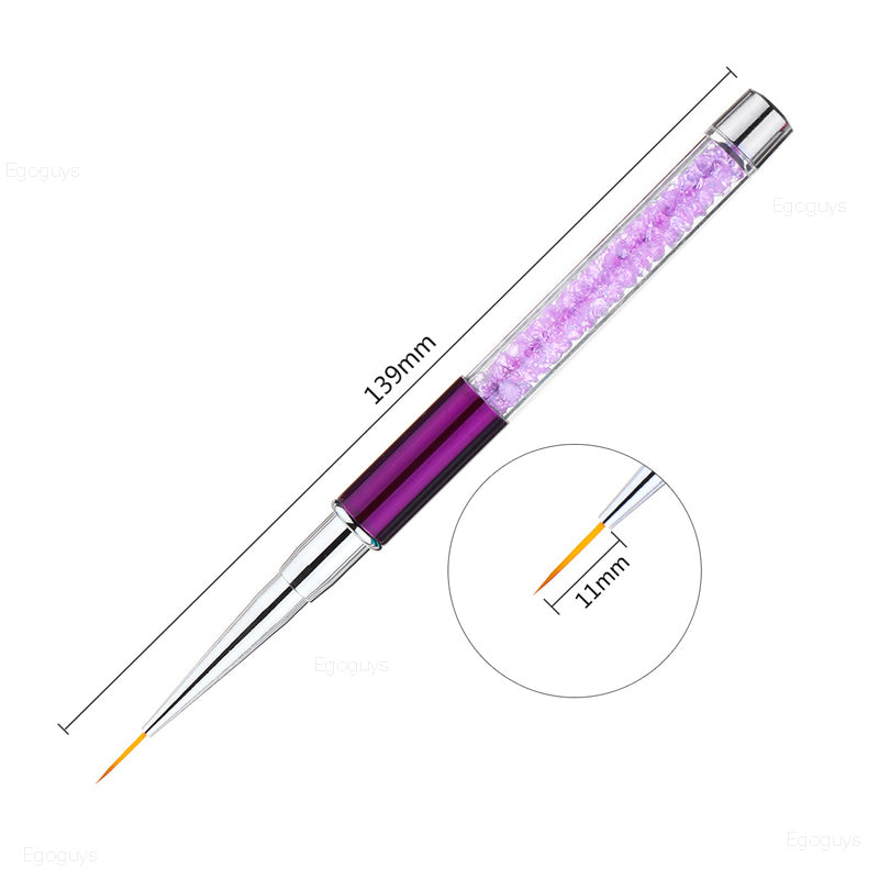 Nail Art Brush: Gradient UV Gel Pen for French Lines