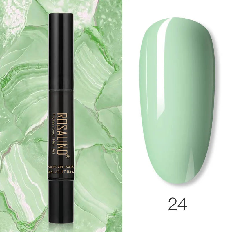 Pure Color Gel Nail Polish Pen - ROSALIND UV Neon Hybrid
