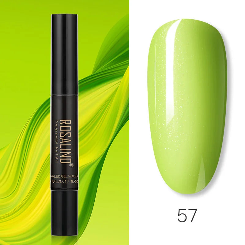 Pure Color Gel Nail Polish Pen - ROSALIND UV Neon Hybrid