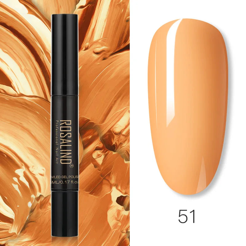 Pure Color Gel Nail Polish Pen - ROSALIND UV Neon Hybrid