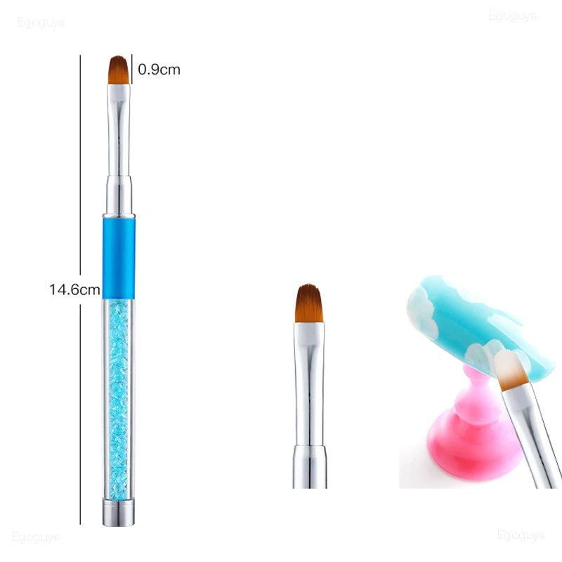 Nail Art Brush: Gradient UV Gel Pen for French Lines