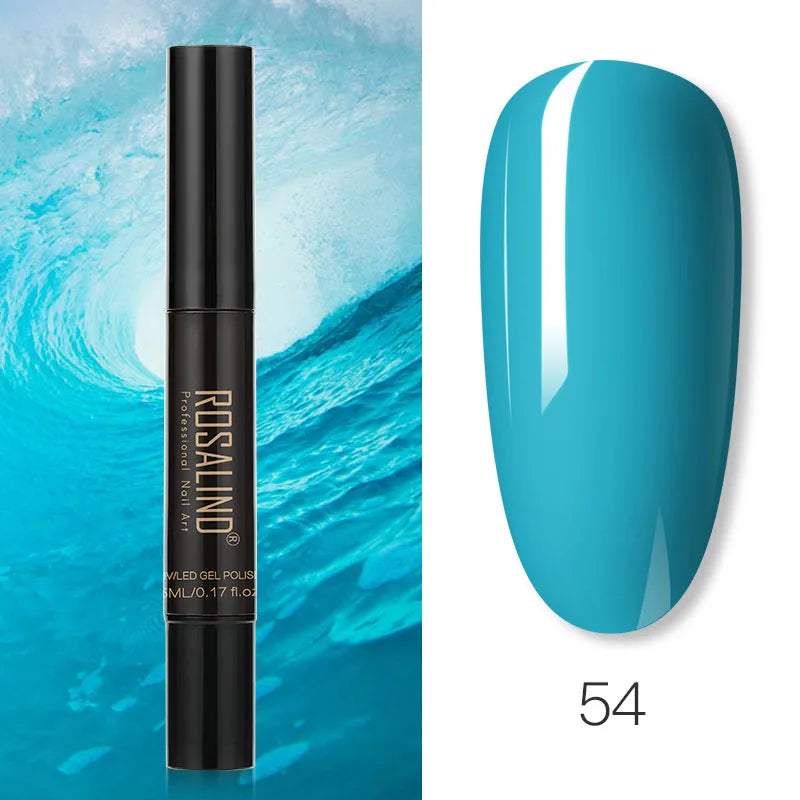 Pure Color Gel Nail Polish Pen - ROSALIND UV Neon Hybrid