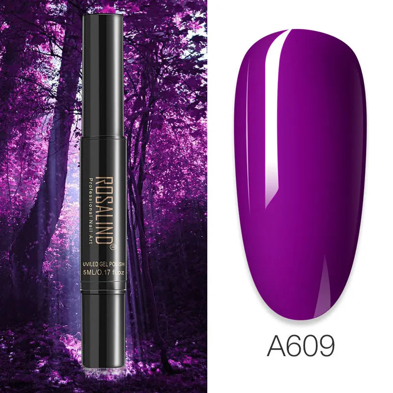 Pure Color Gel Nail Polish Pen - ROSALIND UV Neon Hybrid