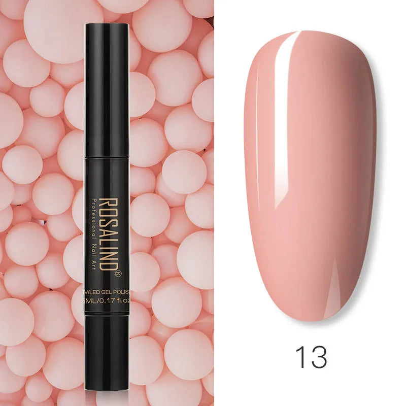 Pure Color Gel Nail Polish Pen - ROSALIND UV Neon Hybrid