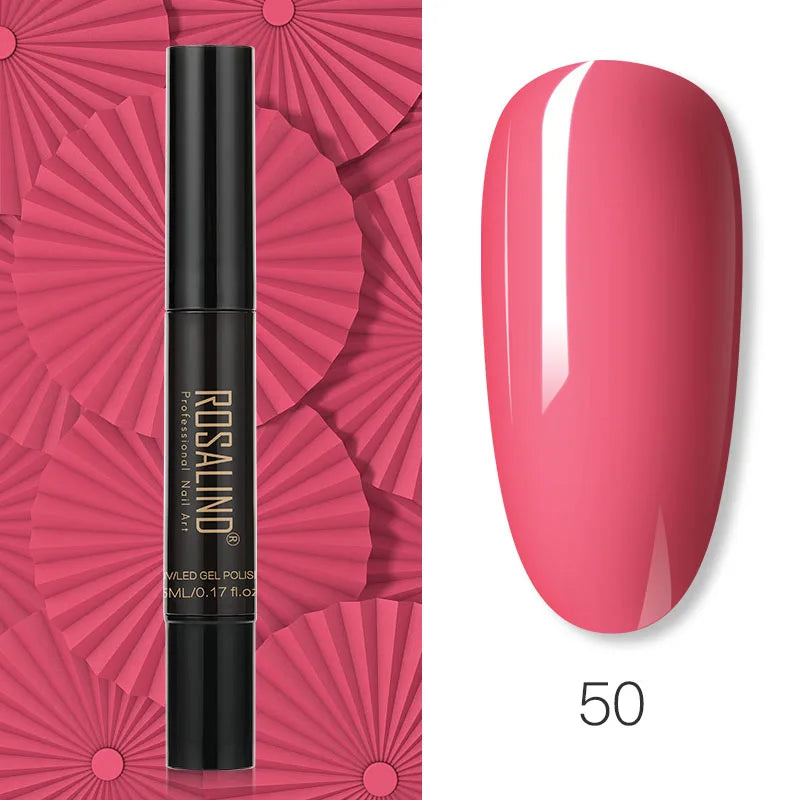 Pure Color Gel Nail Polish Pen - ROSALIND UV Neon Hybrid