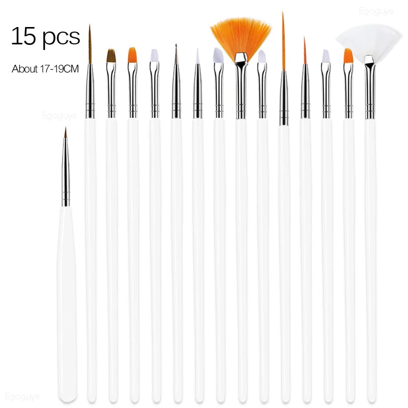 Nail Art Brush: Gradient UV Gel Pen for French Lines