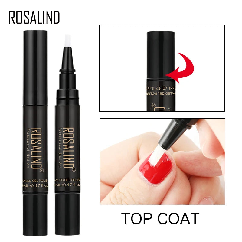 Pure Color Gel Nail Polish Pen - ROSALIND UV Neon Hybrid