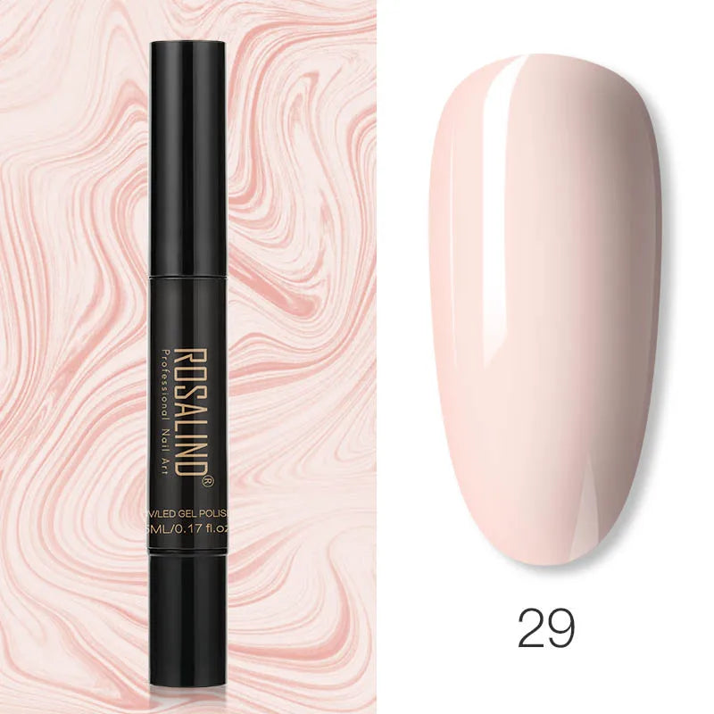 Pure Color Gel Nail Polish Pen - ROSALIND UV Neon Hybrid