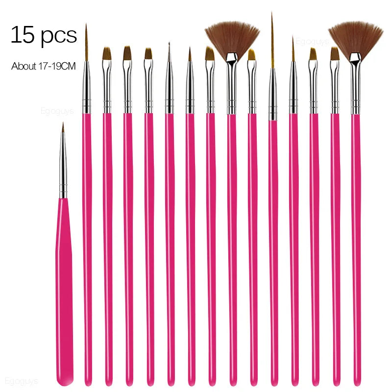 Nail Art Brush: Gradient UV Gel Pen for French Lines