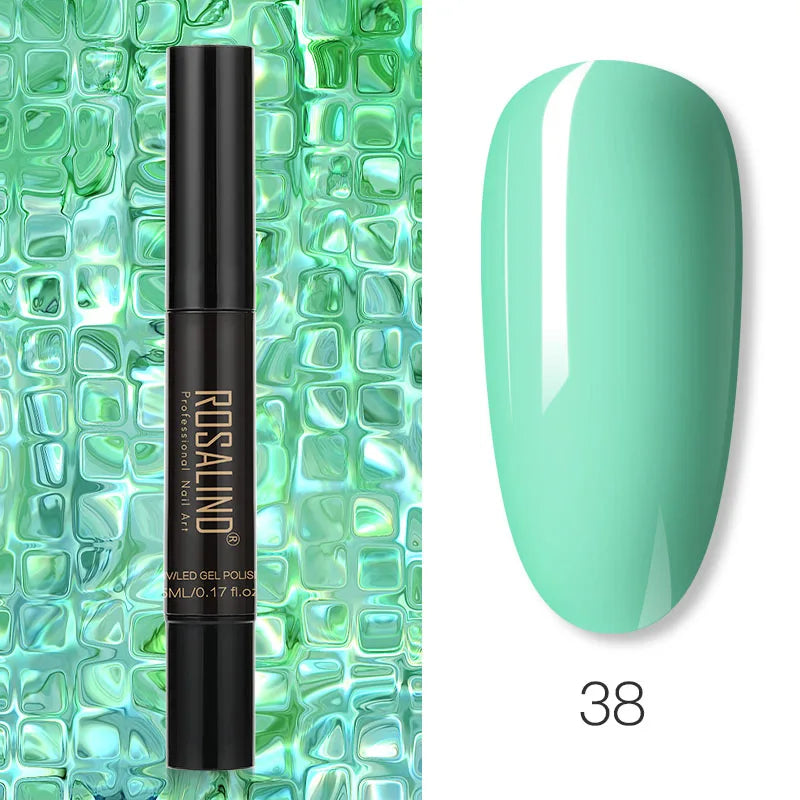 Pure Color Gel Nail Polish Pen - ROSALIND UV Neon Hybrid