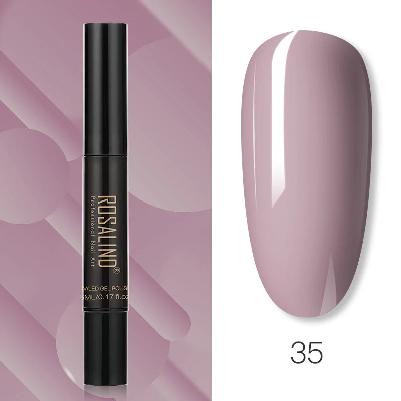 Pure Color Gel Nail Polish Pen - ROSALIND UV Neon Hybrid