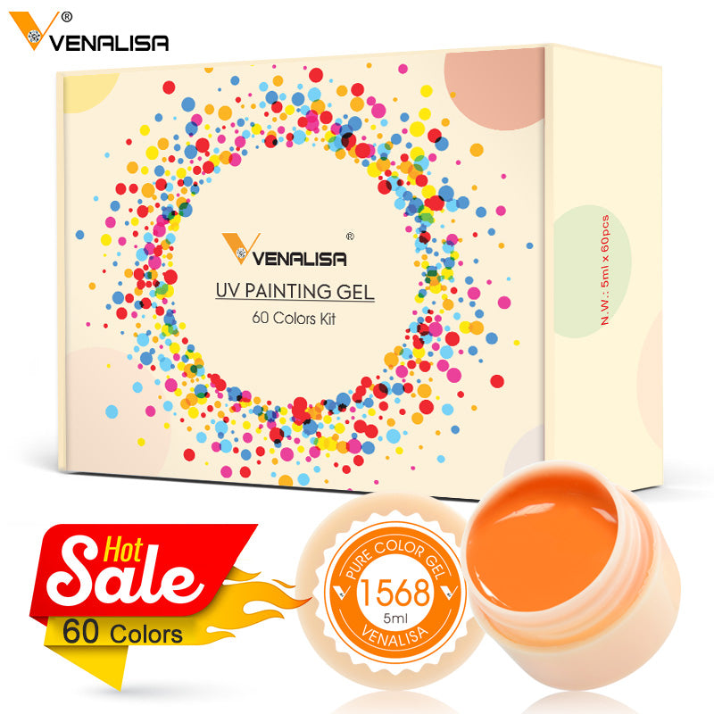 Gel Nail Polish 60 Colors 5ml UV Nail Art Paint