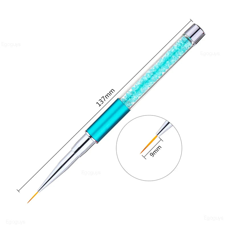 Nail Art Brush: Gradient UV Gel Pen for French Lines