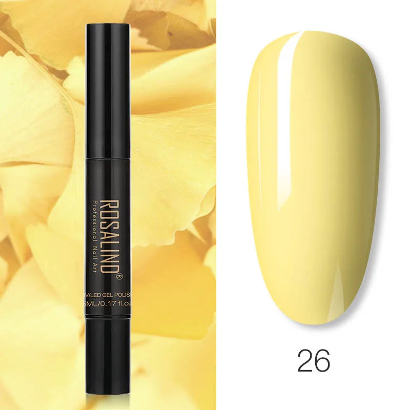 Pure Color Gel Nail Polish Pen - ROSALIND UV Neon Hybrid