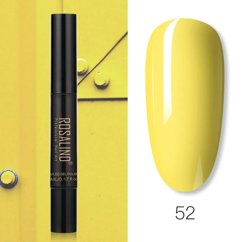 Pure Color Gel Nail Polish Pen - ROSALIND UV Neon Hybrid