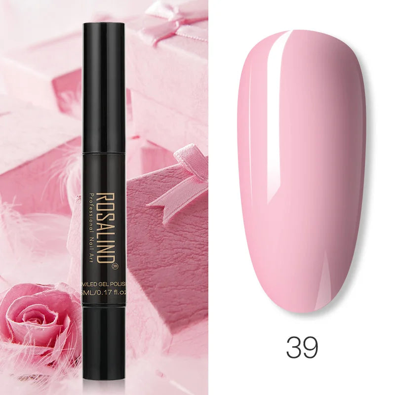 Pure Color Gel Nail Polish Pen - ROSALIND UV Neon Hybrid