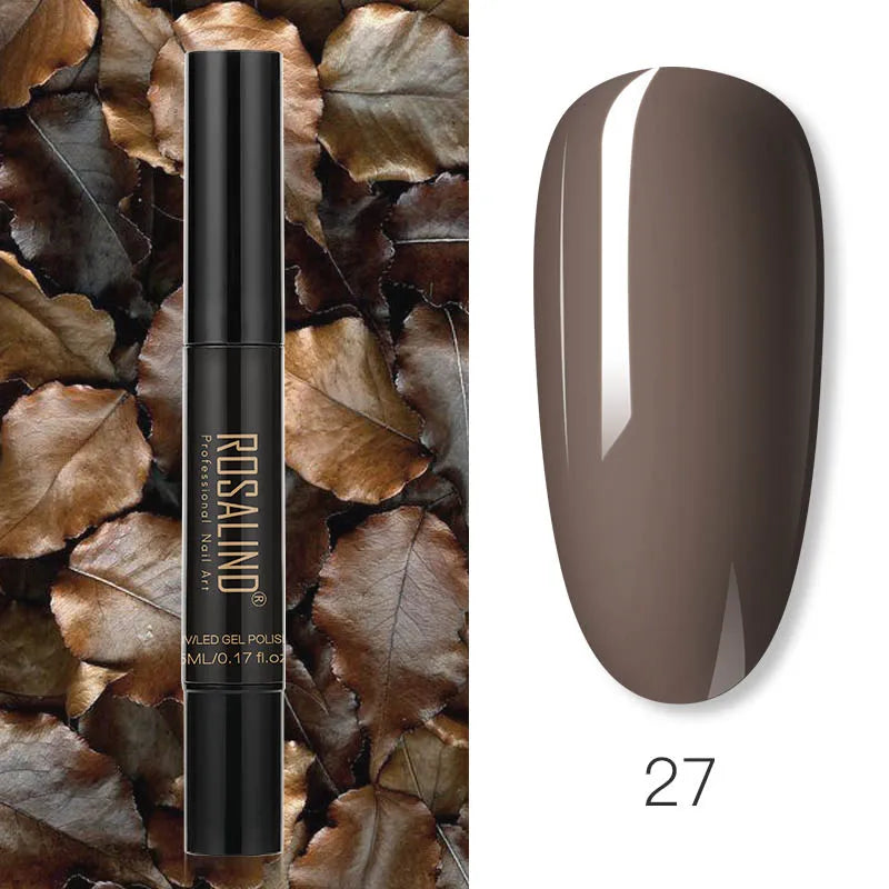 Pure Color Gel Nail Polish Pen - ROSALIND UV Neon Hybrid