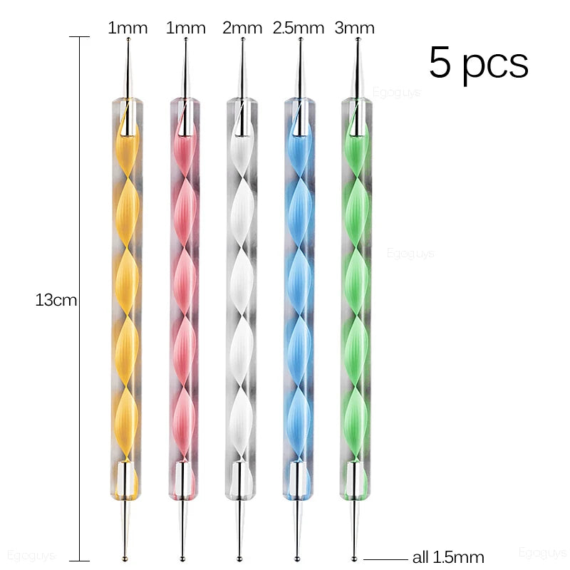 Nail Art Brush: Gradient UV Gel Pen for French Lines