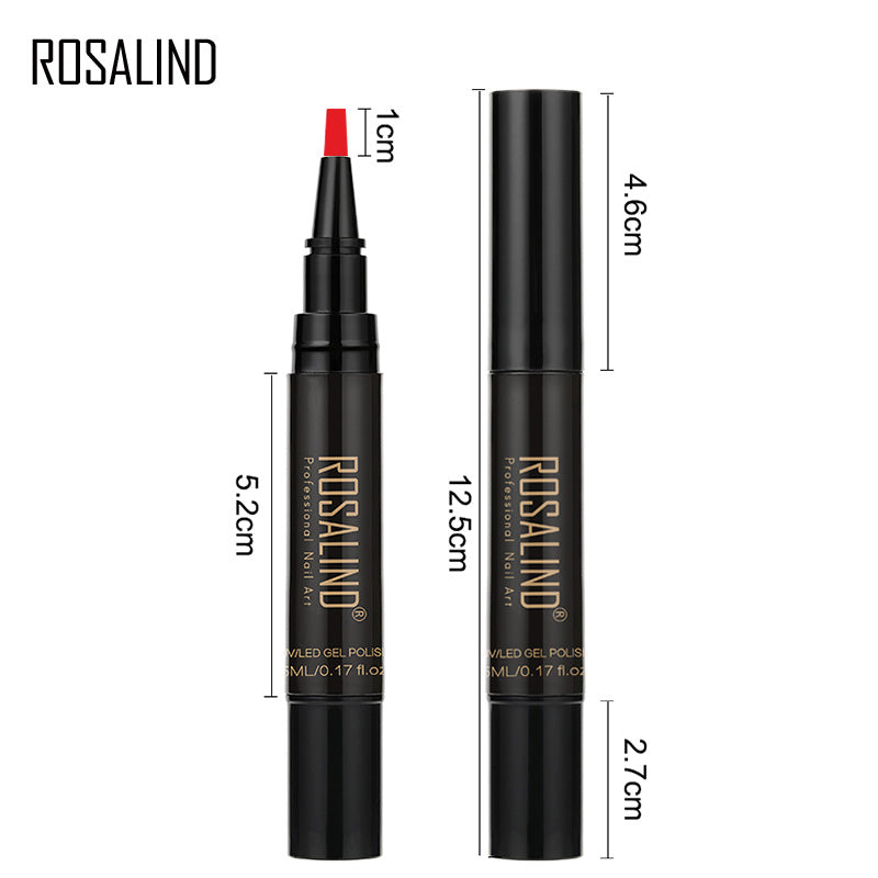Pure Color Gel Nail Polish Pen - ROSALIND UV Neon Hybrid