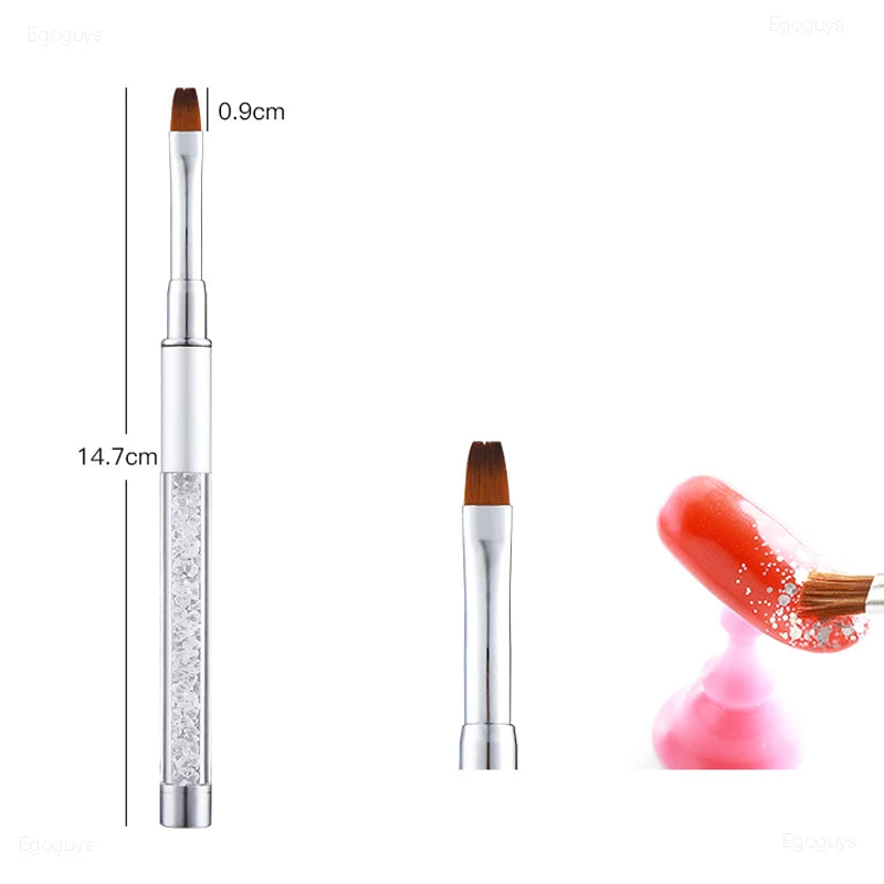 Nail Art Brush: Gradient UV Gel Pen for French Lines