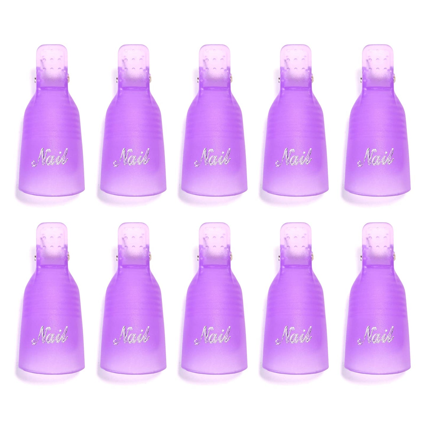 UV Gel Polish Remover Clips - 10/16 Pcs Nail Soak Off Caps