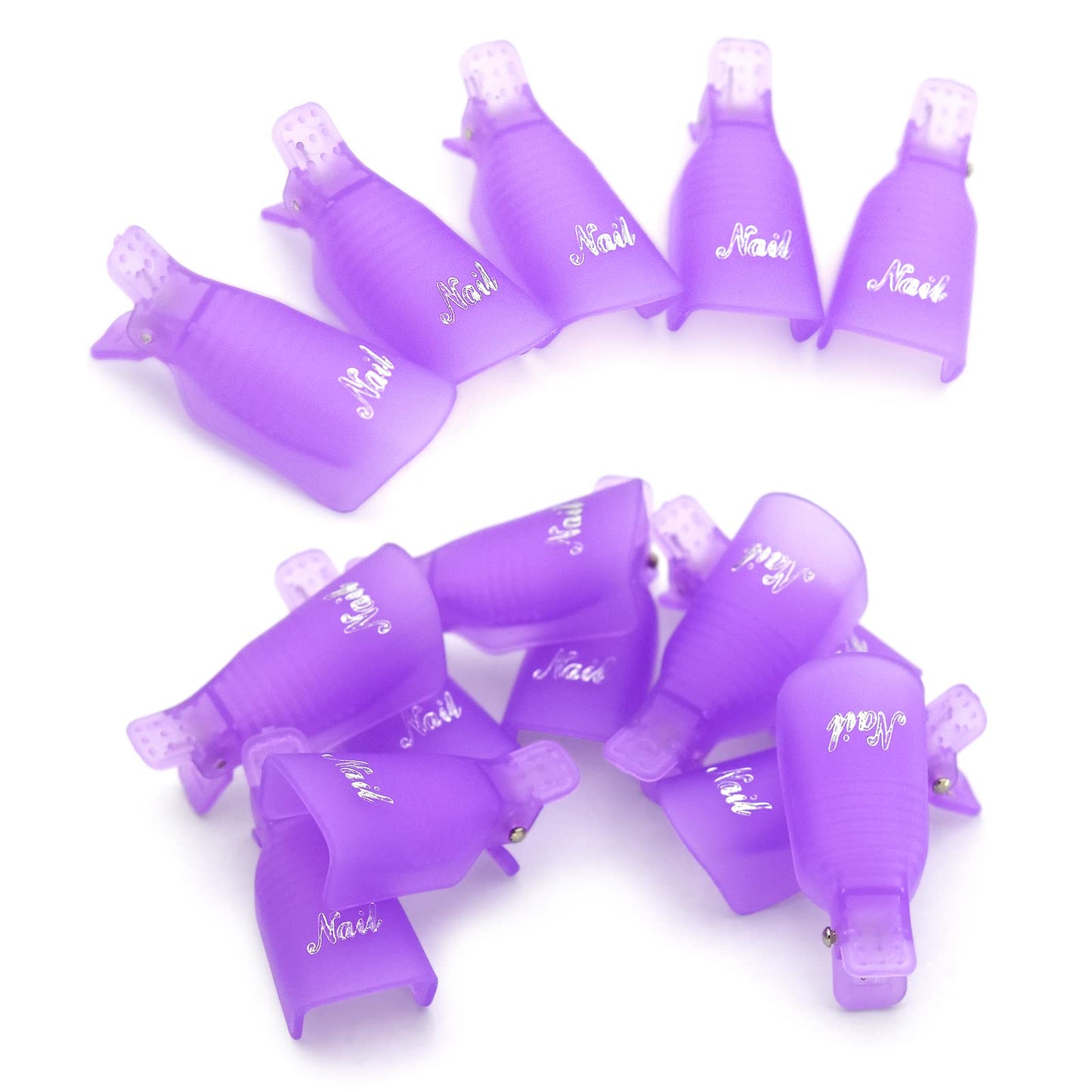 UV Gel Polish Remover Clips - 10/16 Pcs Nail Soak Off Caps
