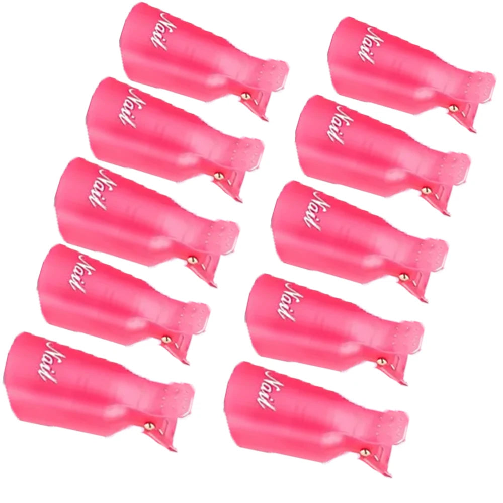 UV Gel Polish Remover Clips - 10/16 Pcs Nail Soak Off Caps