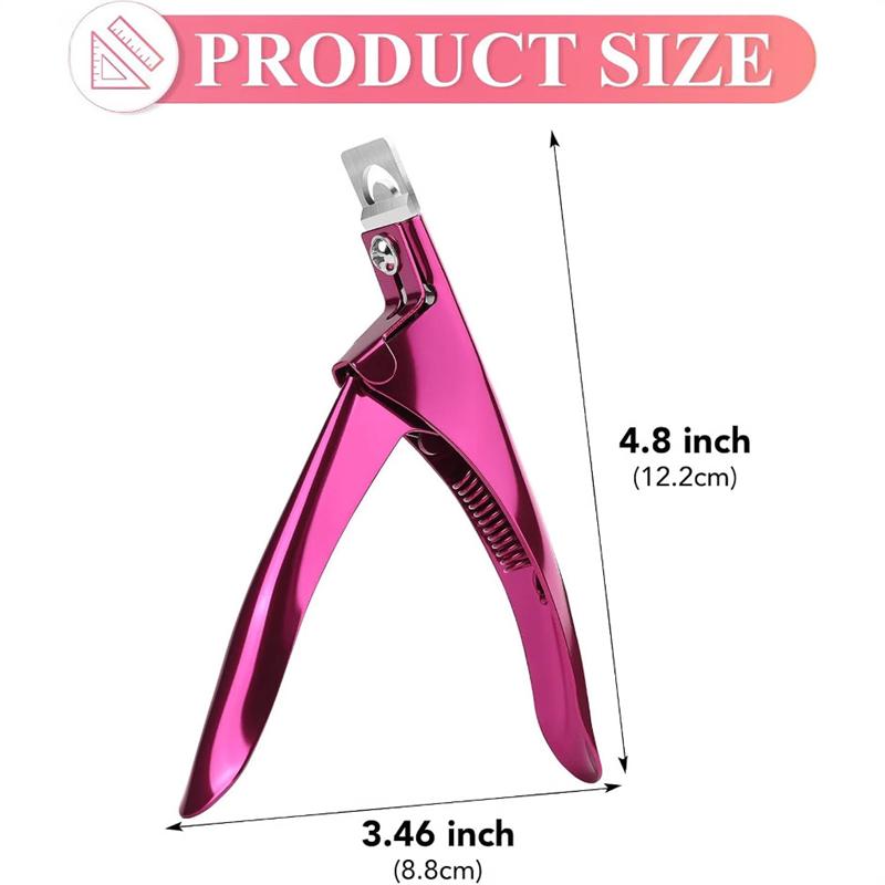 Nail Clipper U Shape Stainless Steel Trimmer Kit 10pcs