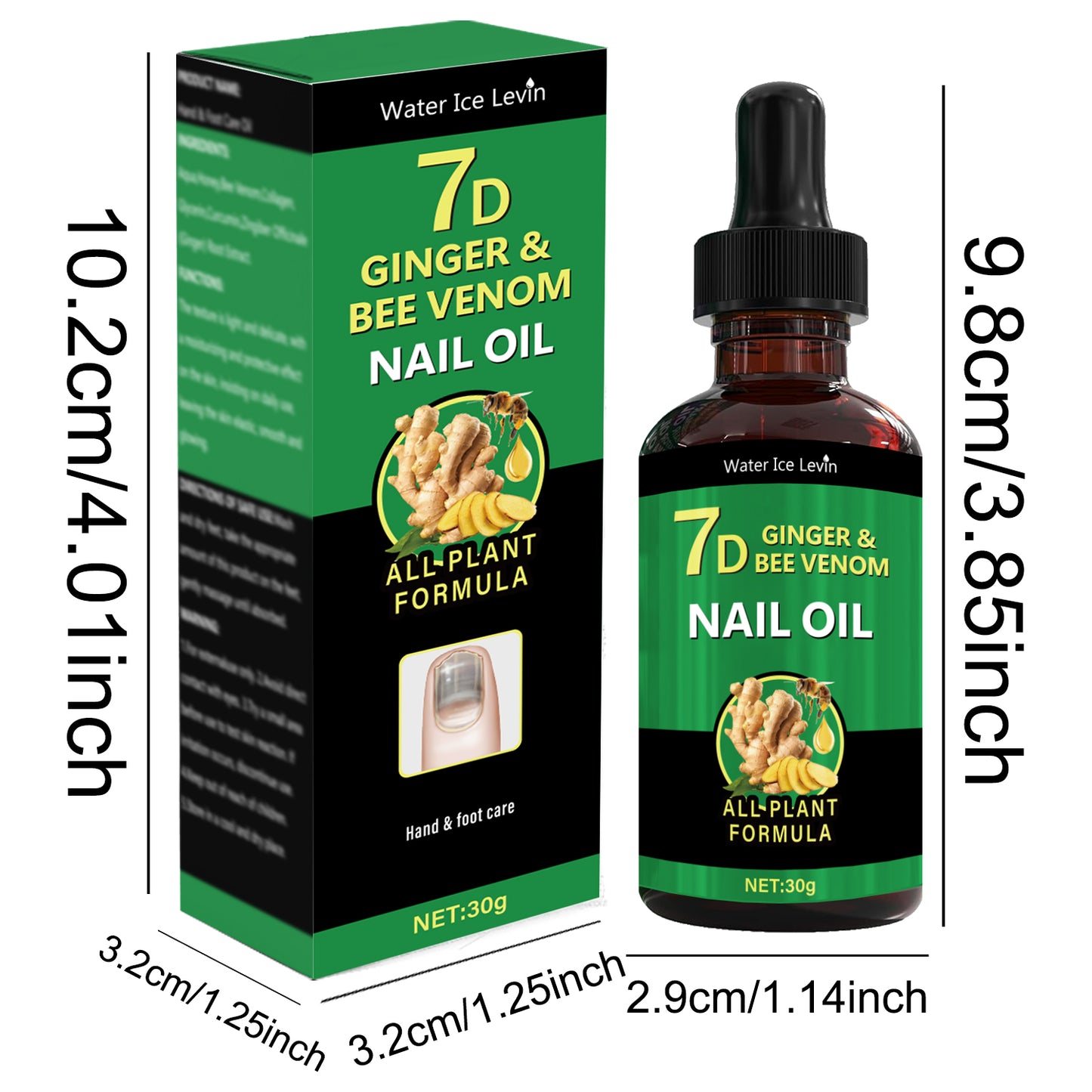 Ginger Nail Oil Care Essence - 7-Day Nourish & Moisturize