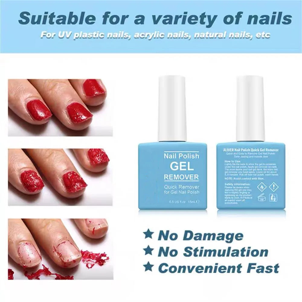 Magic Fast Gel Polish Remover - Quick Soak Off & Degreaser