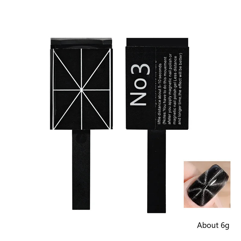 Nail Art Magnetic Wand Set for 3D Cat Eye Gel Nails