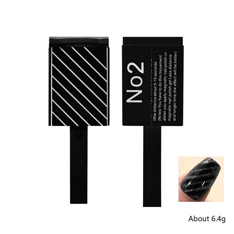 Nail Art Magnetic Wand Set for 3D Cat Eye Gel Nails