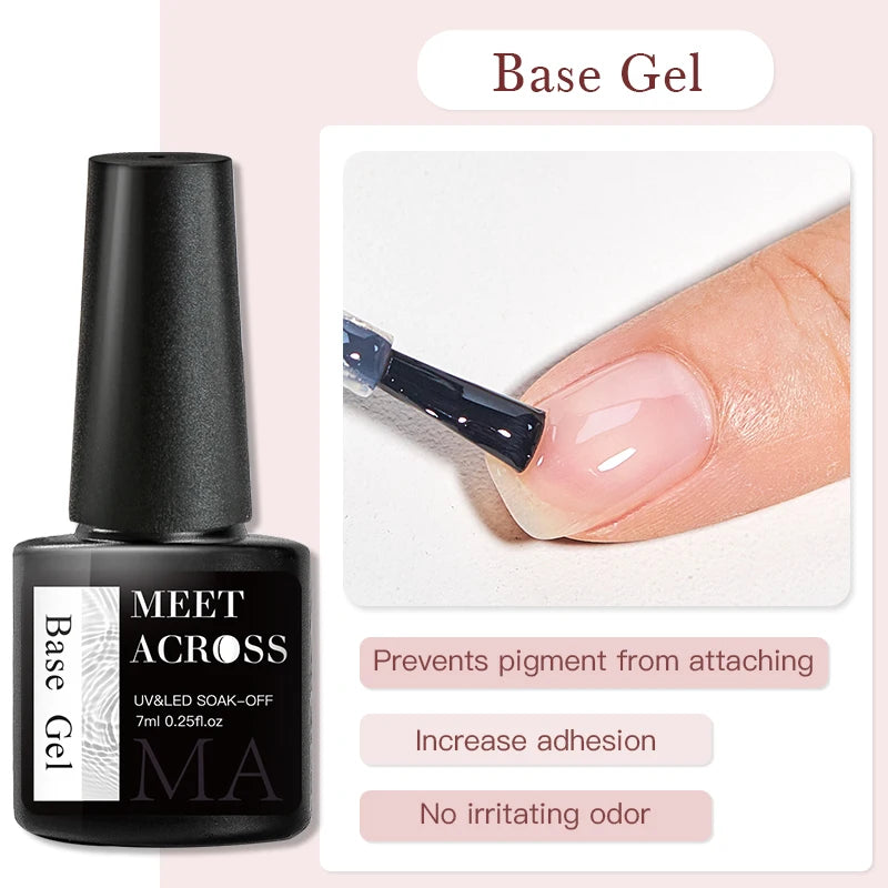 3D Thread Shell Gel Nail Polish - White, Pink, Purple Pearl
