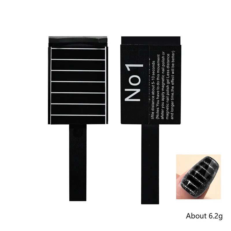 Nail Art Magnetic Wand Set for 3D Cat Eye Gel Nails