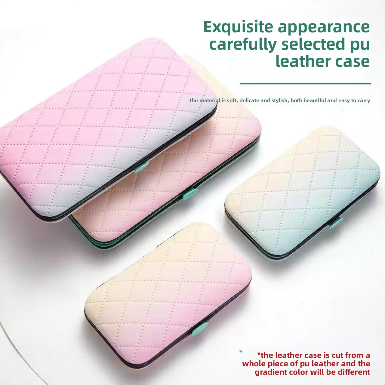 Manicure Kit: Colorful Stainless Steel - 30pcs Grooming Set