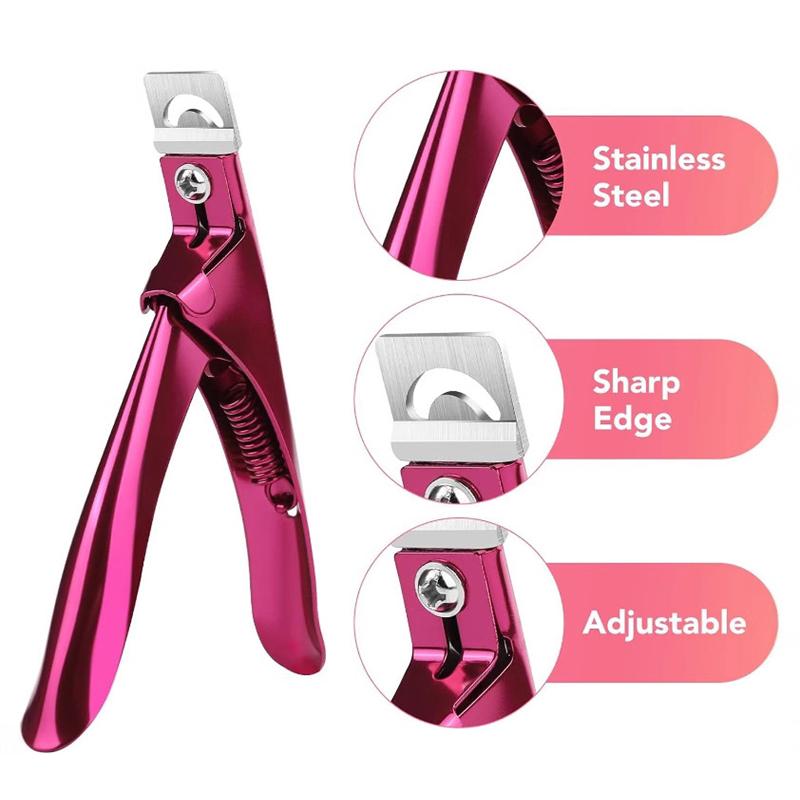 Nail Clipper U Shape Stainless Steel Trimmer Kit 10pcs