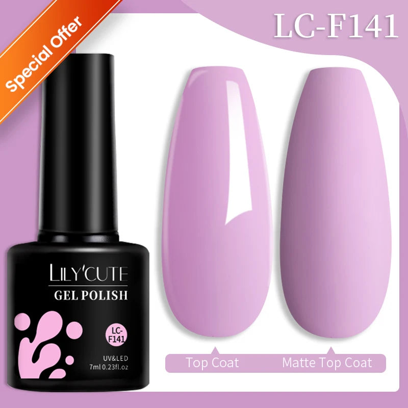 LILYCUTE 7ml Thermal Gel Nail Polish 3 Layers Temperature Color Changing Gel Polish Semi Permanent UV Gel For Nail Art Manicure