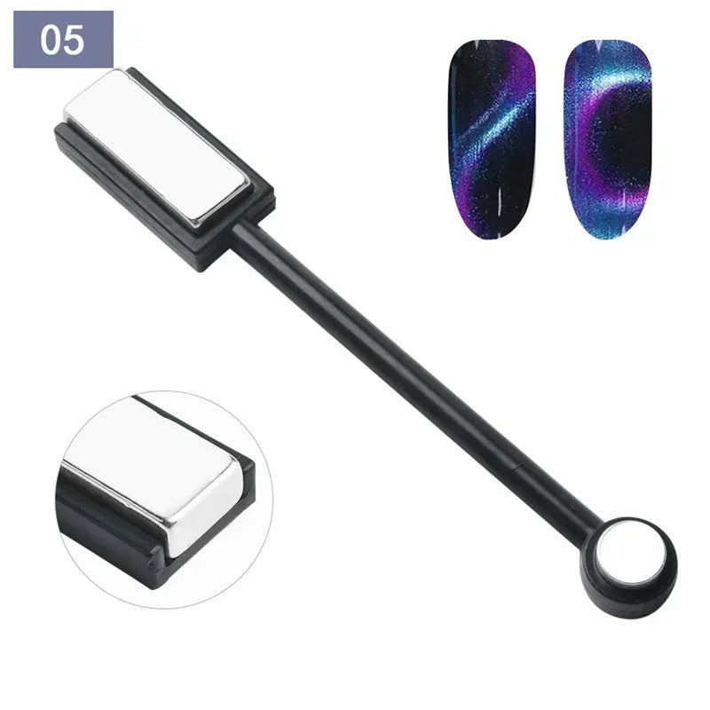 Nail Art Magnetic Wand Set for 3D Cat Eye Gel Nails