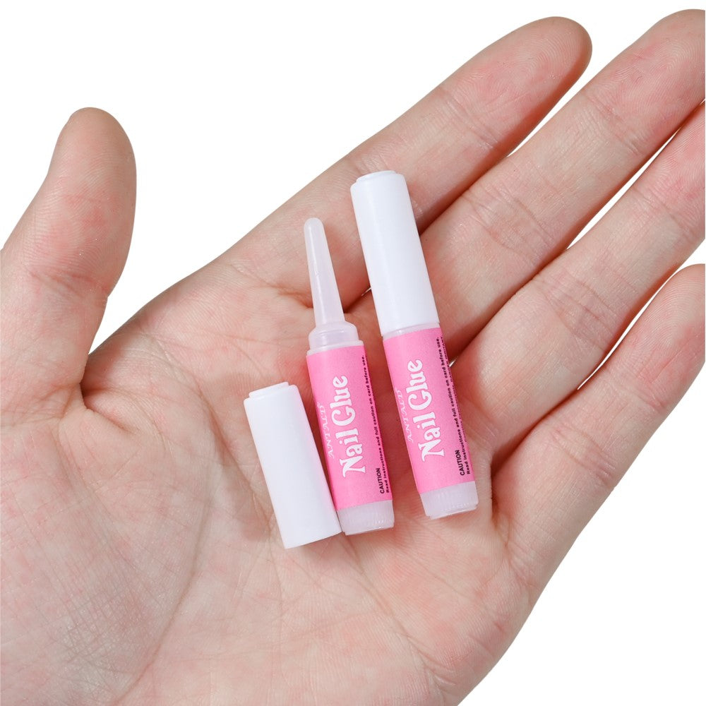 Fast Dry Nail Glue 2g - Strong Bond for Tips & Rhinestones