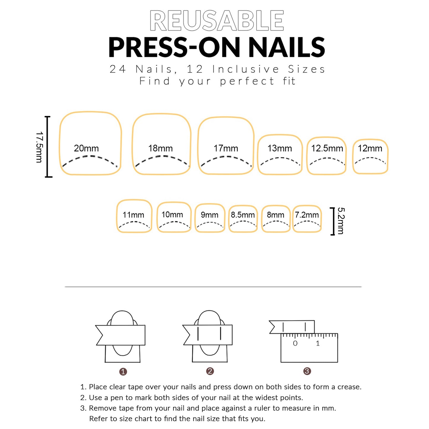 Light Pink Cat's Eye Press On Toenails - 24pcs Korean Style