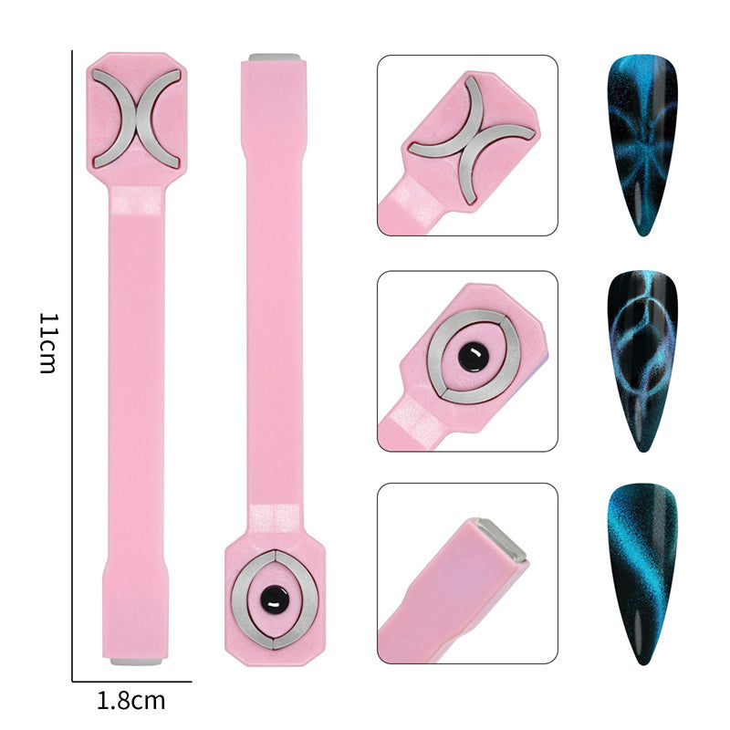 Nail Art Magnetic Wand Set for 3D Cat Eye Gel Nails