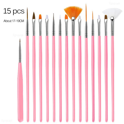 Nail Art Brush: Gradient UV Gel Pen for French Lines