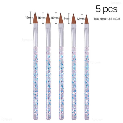 Nail Art Brush: Gradient UV Gel Pen for French Lines
