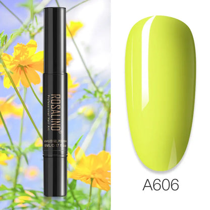 Pure Color Gel Nail Polish Pen - ROSALIND UV Neon Hybrid